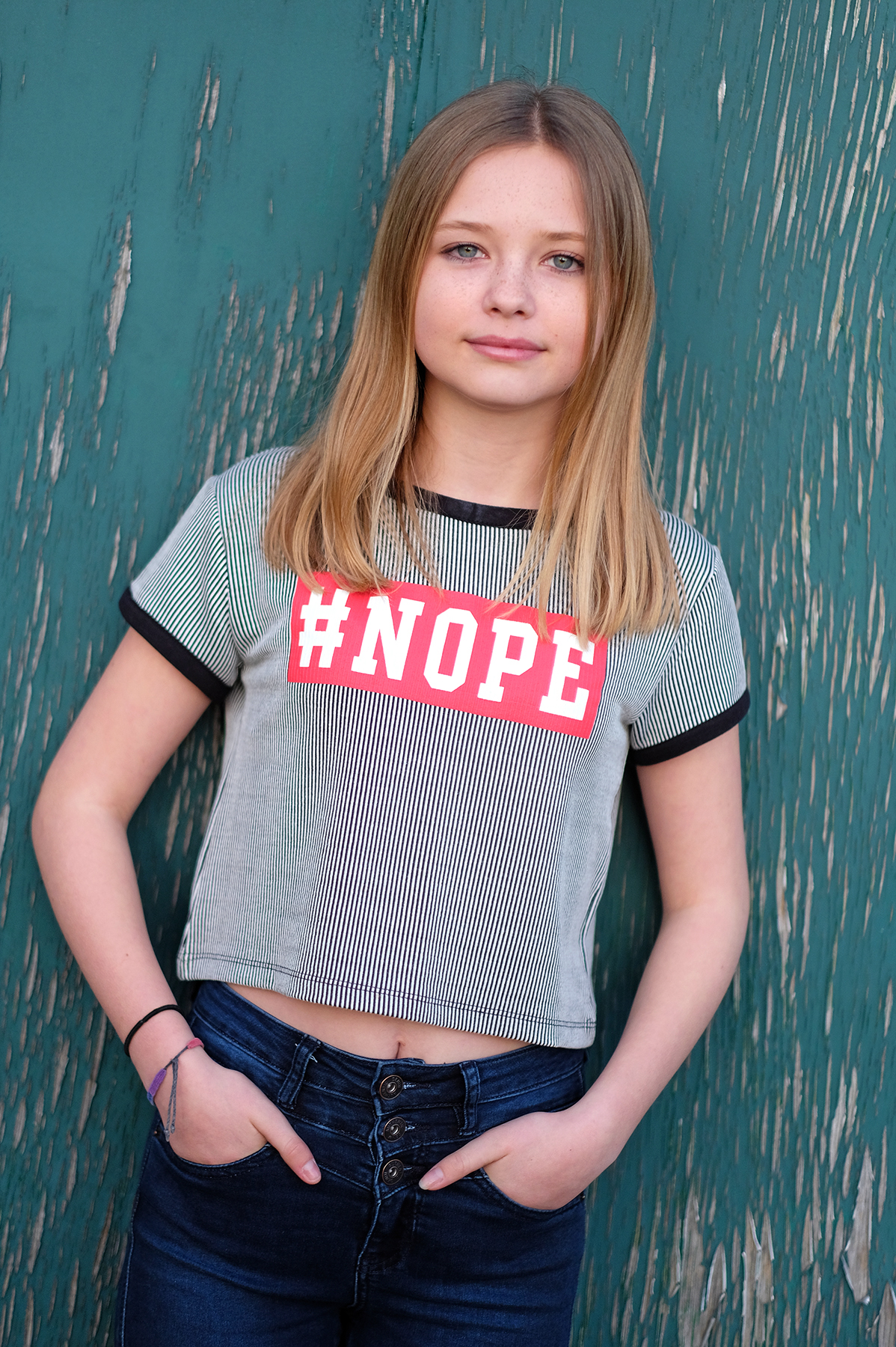 Street location: Lifestyle portrait of teenager